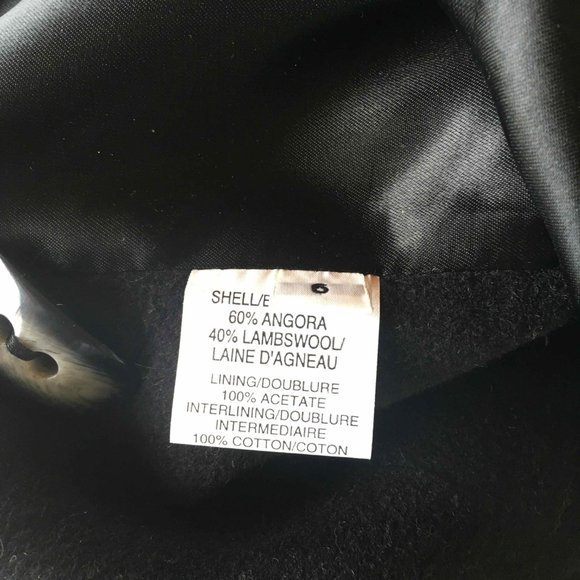 Mallia Black Angora & Lambswool Jacket - Picture 7 of 9